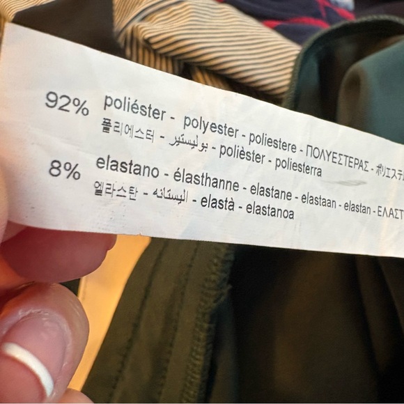 ZARA Matching Set M Green Track Jacket + Ankle Zip Pants Athleisure Streetwear - Picture 7 of 10